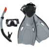Bestway Hydro-Pro Blacksea Snorkel / Flipper Set (Grijs) -Kokido Zwembaden image 1273 1549
