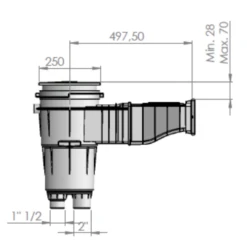 Astralpool Breedbek Design Skimmer - Wit -Kokido Zwembaden image 1643 2357