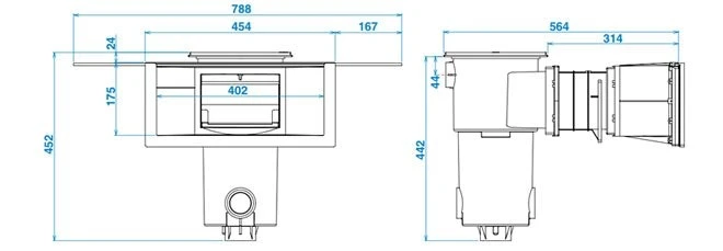 BWT Aquareva Hoge Waterlijn Skimmer - Wit 5 BWT Aquareva Hoge Waterlijn Skimmer - Wit - Afbeelding 3