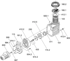Schoeprad Badu Top / Bettar 12 - BWT I-star 13 -Kokido Zwembaden image 1709 2728